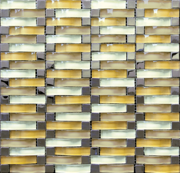 Bathroom glass mosaic