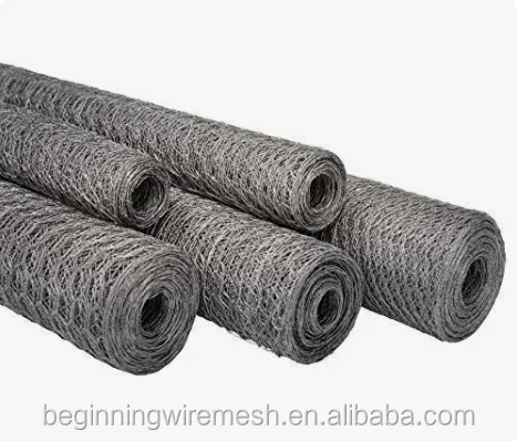 Chicken Wire Fencing Mesh - Metal Floral Poultry Fence Hexagonal Wire Mesh for Crafts