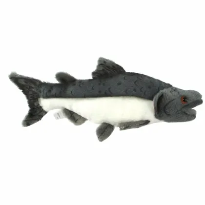 10" Length Stuffed Animal Toy Salmon Plush Fish, Salmon Plush Toy, Plush Toy Salmon