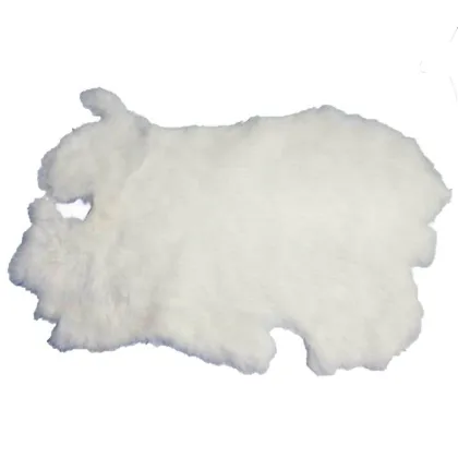 Genuine rabbit fur Craft Grade Rabbit Pelt White