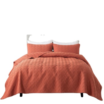Sommerbettbezüge im europäischen Stil: Modernes Patchwork Quilt Set 3PCS Mikrofaser -Quilts für Bettwäsche - Großhandel