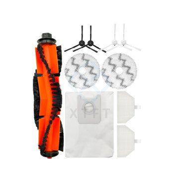 Roidmi Sweeping Robot Accessories and Consumables: Main Brush, Filter Screen, Edge Brush, Cloth, Dust Bag