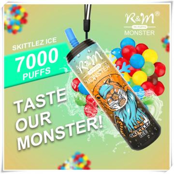 R&amp;M Monster 7000 Puffs Wholsale Preço