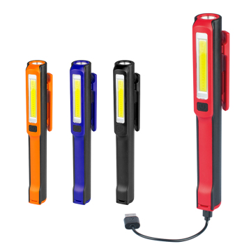 Rechargeable COB LED Work Light with Magnets for Inspections