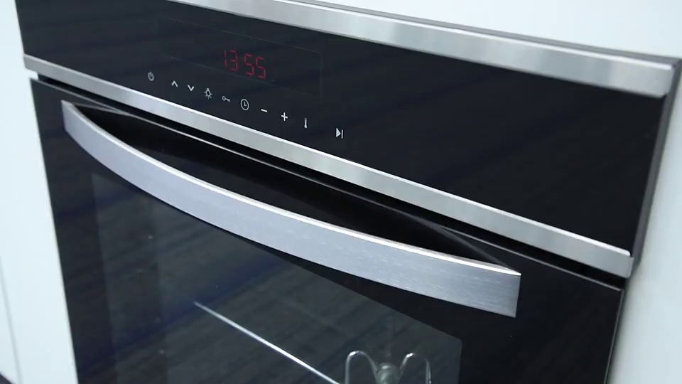 60*60cm lamp and timer 10 Cooking Functions 2 layer glass door For Making Pizza built in gas oven Convection Oven