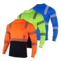 Wholesale Breathable Construction Uniforms Long Sleeve Shirt