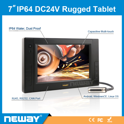 RS232 support Android system Capacitive Multi touch car tablet pc