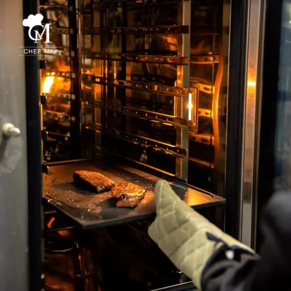 Chefmax 6KW Custom Multifunctional Electronic Digital Controller Combi Oven