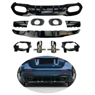 Mercedes A Class W177 A35 Rear Diffuser - Sport Hatchback 2019 2020 Car Parts