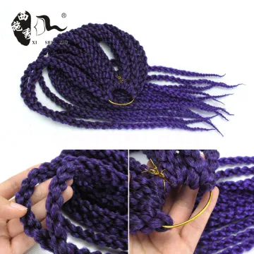 3D Cubic Twist Crochet Braids synthetic ombre marley Braid Hair Extensions