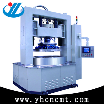 High precision vertical double-side surface polishing/lapping machine for sapphire glass