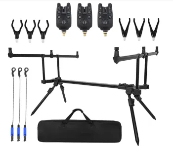 Hot Sale Aluminum Alloy Adjustable Retractable 4-Piece Carp Fishing Rod