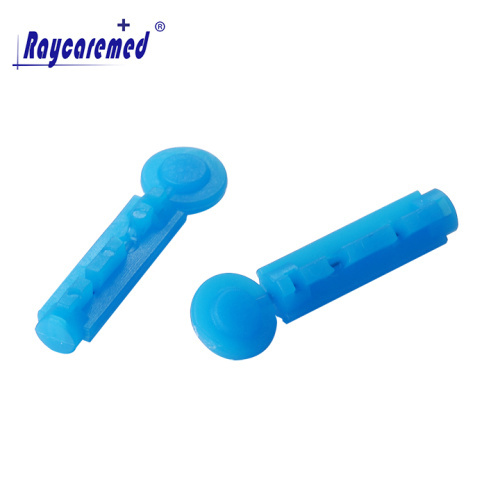 Lancet de sangue descartável RM06-007 com alça de plástico