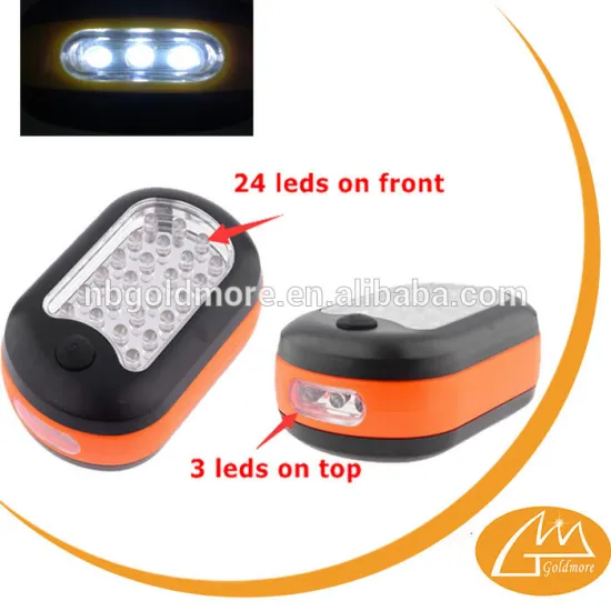 Goldmore 3 competitive price 24+3 led ABS magnet work light, work lamp for emergency