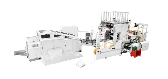 Full Automatic High Speed Square Bottom Paper Bag Machine