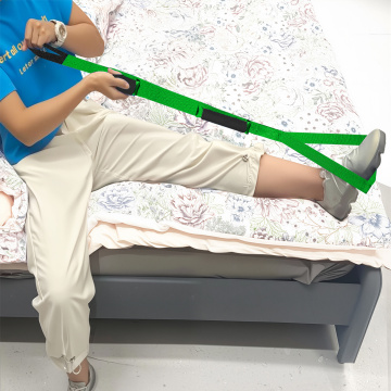 Green Mobility Strap for Elderly Leg Lifter Safety