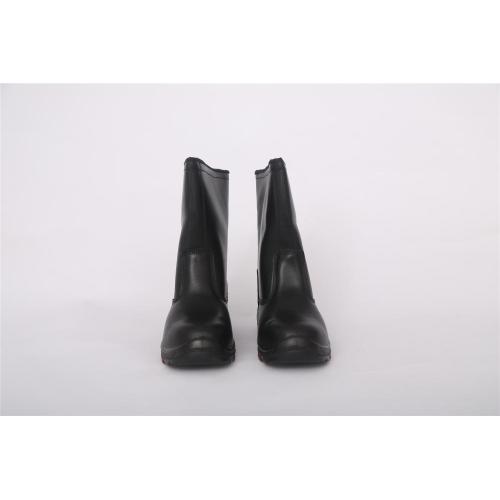 Pvc Rain Boot winter half tube work boots fleece thickened Supplier