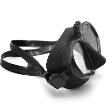 Maschera per immersioni a basso volume con anticoggina per lo snorkeling e la pesca lancia