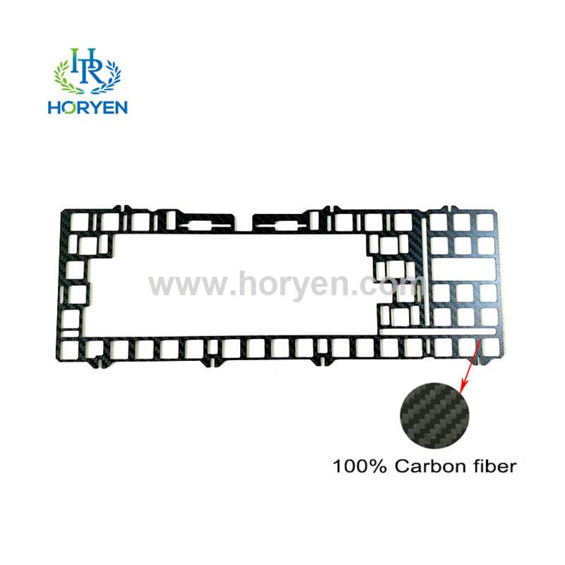 Lightweight high quality carbon fiber plate keyboard