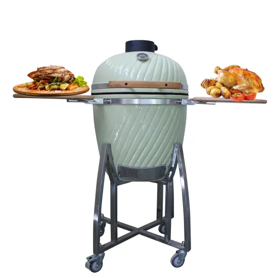 Auplex Parrilla Factory BBQ Rotisserie Ceramic Charcoal Kamado Grill
