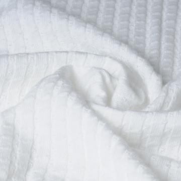 High Quality TC Rib Jacquard Fabric for Garment