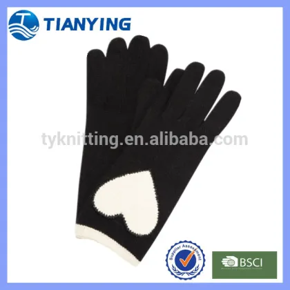 Girl's Fashion Thinsulate Jacquard Knitted Gloves