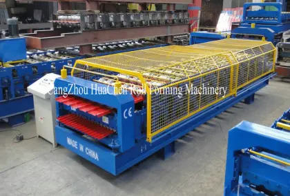 Botou Bohai CE marked Double layer roof roll forming machine for sale