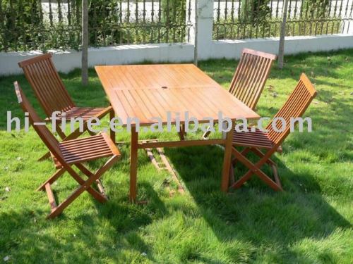 outdoor wooden furniture