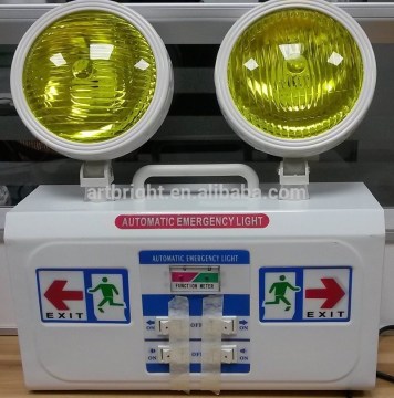 led twin-heads rechargeable emergency lights