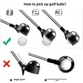 Herramienta telescópica para recuperar pelotas de golf de acero inoxidable