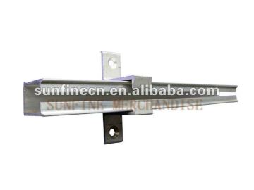 single aluminum rail (ceiling setup)