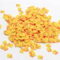 New Arrival Cute Polymer Clay Banana Shape Nail Art Stickers Mini 5mm/10mm Yellow Slices for Phone Case Decors