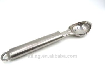 selected materials stainless steel ice cream spoon