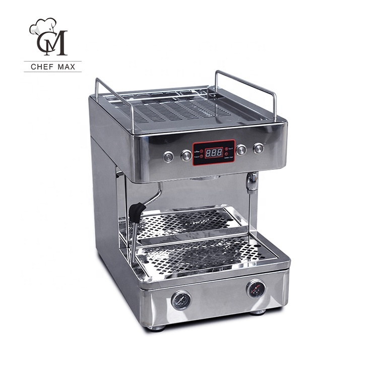 Commercial Coffee Machine with Steam, Roast and Chocolate Powder Function