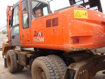 Used Hitachi Zx160W Wheel Excavator
