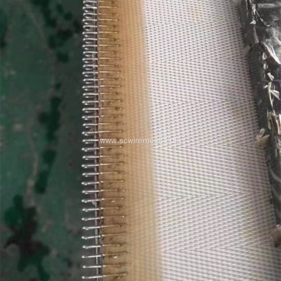 Blue Herringbone Polyester Filter Mesh Belt