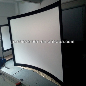 Curved Fixed Frame Screen/curved projection screen