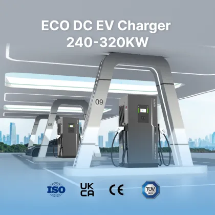 DC Fast Charging Stations: 240kW and 320kW Floor-Mounted Charging Solutions for Electric Cars with Dual Charging Ports