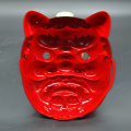 Máscara facial vermelha japonesa Oni PVC