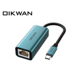 China USB-C to RJ45 10/100/1000 Mbps Factory