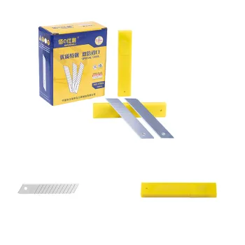 18mm Snap Off Blade Cutters: Stainless Steel Knife Blades for Art Cutting Tools - Salable Industry Spare Parts