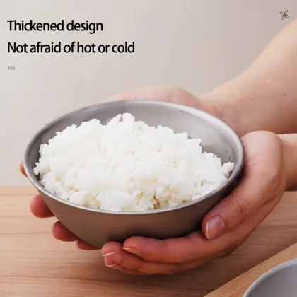 Pure Titanium Rice Bowl