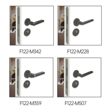 Silent magnetic split lock