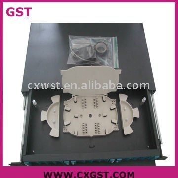 Telecommunication Optical Fiber patch panel 24 cores