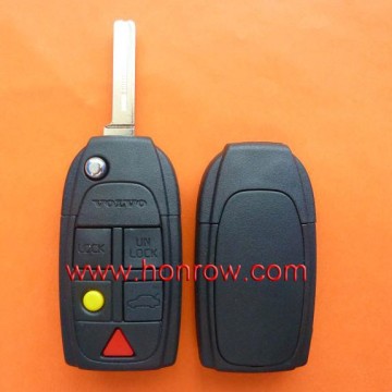 From Honrow Volvo 5 button key shell with key head/Volvo key blank