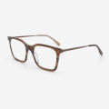 Square Acetate And Metal Combined Unisex Optical Frames 23A3172