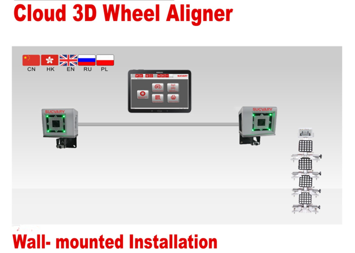 No Space 3D Wheel Aligner Machine