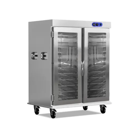 High end Double Door Mobile Heating Cabinet