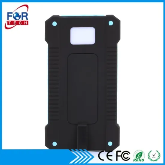 Best Products 2017 OEM Solar Power Bank 8000mAh with Custom Logo