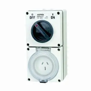 66SS Combination Switched Socket, 66SW+66SO/66AI, SAA Approved